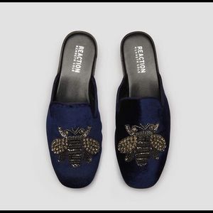 Kenneth Cole Velvet Bee Slip On Shoes - New